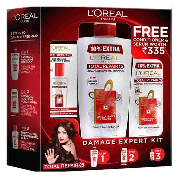 Loreal Paris Total Repair 5 Shampoo : 640 ml