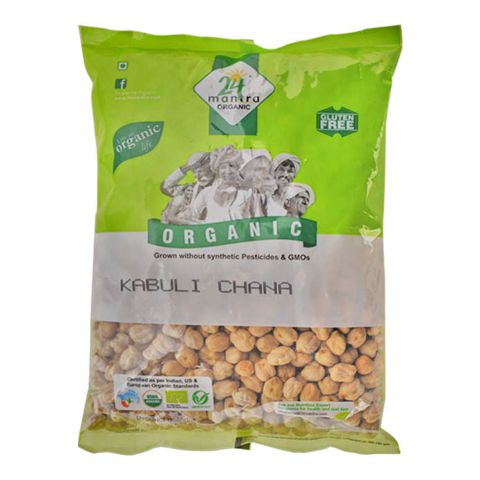 24 Mantra Organic Kabuli Chana : 500 Grams