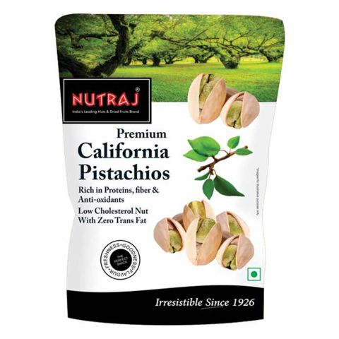 Nutraj Premium California Pistachios (Pista) : 200 Grams